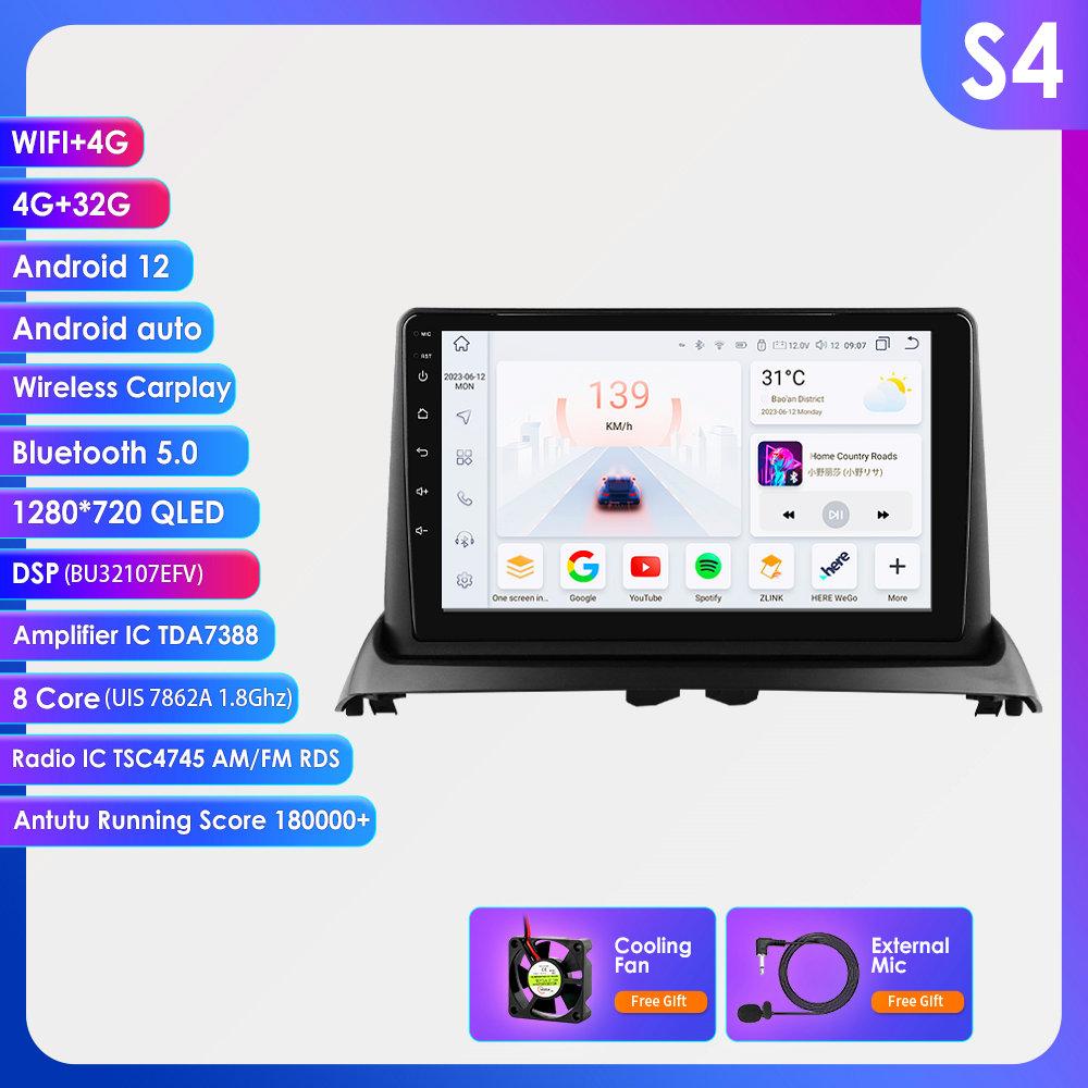 Hizpo 9 Inch Carplay 4G AI Systems Android 15 Car Radio For Renault CLIO 2 2000-2012 Multimedia Video Player GPS 2din Autoradio 9 Inch Car Intellige