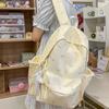 School bag Korean style fresh schoolbag for girls, college students, simple star-shaped backpack, campus style, large capacity high school backpack
