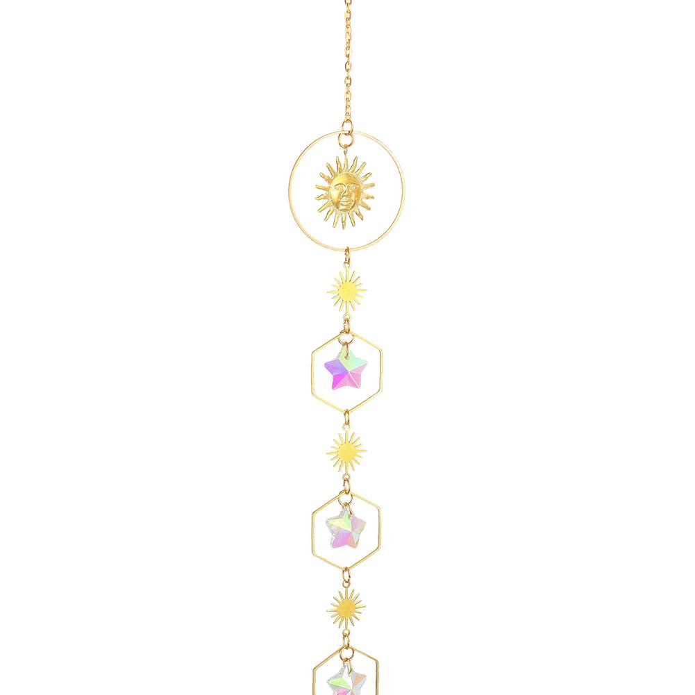 1/4 Pezzi Finestra Appesa Arcobaleno Decorativo Cattura Sole Perline Estetico Colorato Campanellino a Vento Riflettente per Matrimonio Festa