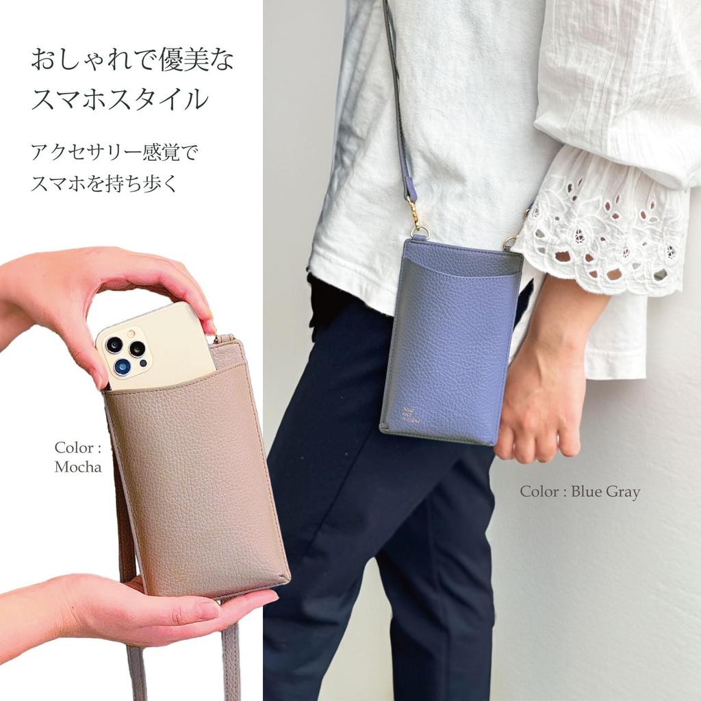 AND Lightweight Smartphone Shoulder Crossbody Vertical Smartphone Pouch Shoulder Bag Smartphone Pochette Wallet Pochette [JULLY SHUSHU] Women's TG-SS