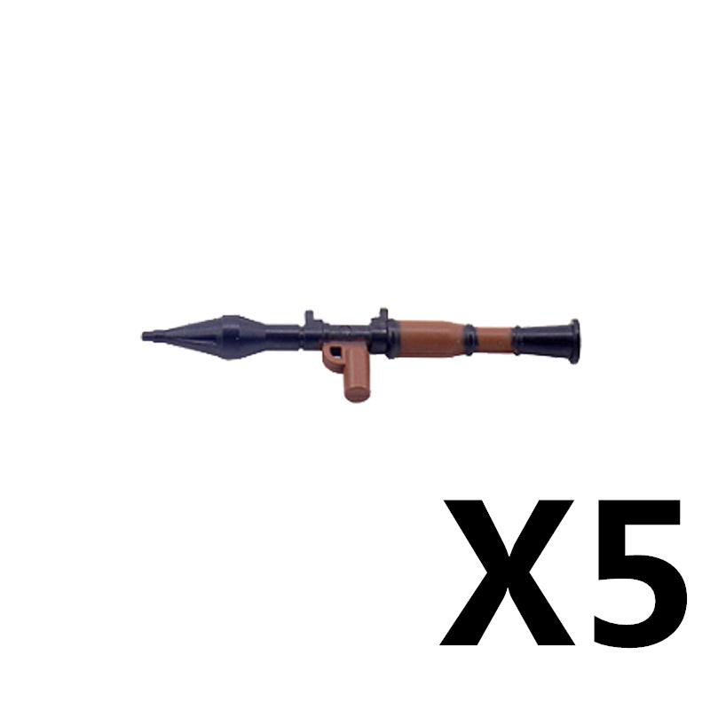 Vojáci Figurky Zbraně Stavebnice Pistole Poposha MP40 Puška AK74 Raketomet Kulka Plamenomet Hračky Dárek T051