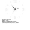 Yousheng 3D DIY Wall Clock Modern Design Battery Operated Luminous Arabic Numerals Clock Acrylic Decorative Clock