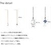 Cloud-Jewelry bsce-9sv September Geboortesteen Saffier Getal Dames Ketting Oorbellen [Houten Cadeaubox Inbegrepen] Zilver 925 bsce-9