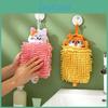 Cartoon Towel Hangable Hanging Hand Thickened Water Absorption Chenille Household Kitchen Handball