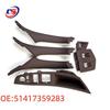BMW 5 Series F10/F18 LHD Mocha Armrest Panel 7-Piece Set
