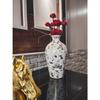 Cast Iron Metal Flower Vase for Home Decor and Living Room Vintage Antique Decor
