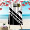 Large Beach Towel Royal Charleroi SC Logo, Quick Dry, Ultra Soft, Fade Resistant, for Soccer Gift