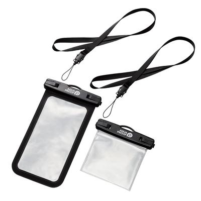 Capa Impermeável para Smartphone ELECOM com IPX8 à prova d'água para cordão de pescoço incluído com iPhone e outros smartphones polegadas ou carteira preta, 10m,