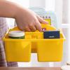 Plastic Storage Basket With Compartments For Kids School Crafts And Toy Organization
