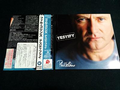 CD PHIL COLLINS  Testify WPCR11366 WARNER MUSIC 2002 Japan Rock Used