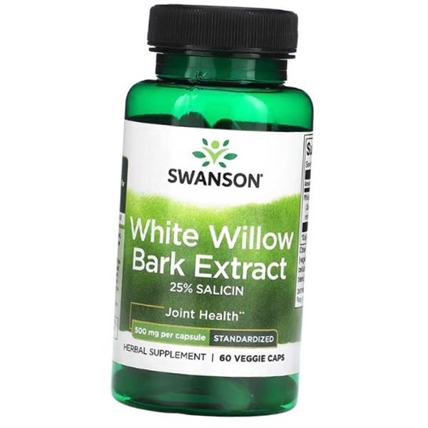 

White Willow Bark Extract, White Willow Bark Extract 500 Veg, Swanson 60 Vegcaps (71280251) 60vcaps
