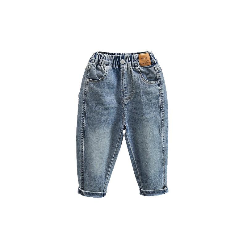 Boys' Autumn 2025 Loose-Fit Jeans - Trendy Style for Kids