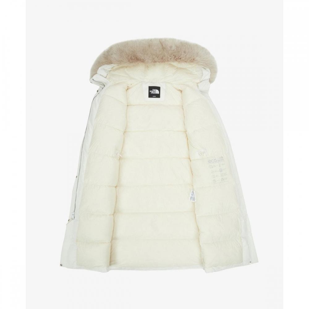 The North Face Women S Arctic Down Coat Cream Nc1dr88c