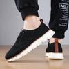 Lightweight Lace-Up Casual Men's Shoes Breathable Flying Loafers Men's Large Size Versatile Business Mesh Light Comfortable