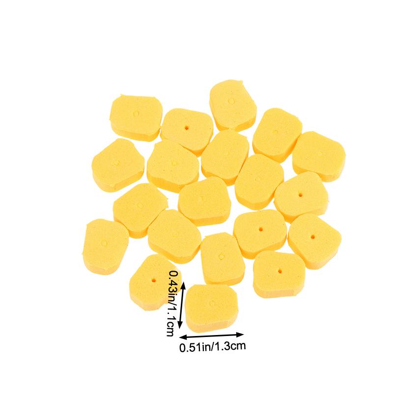 20 шт. Карповая рыбалка Насадка Бойл Рыболовная оснастка Аксессуары Пена ЭВА Форма кукурузы Искусственная насадка Кормушка Снасти Рыболовная приманка Искусственные насадки M жёлтый