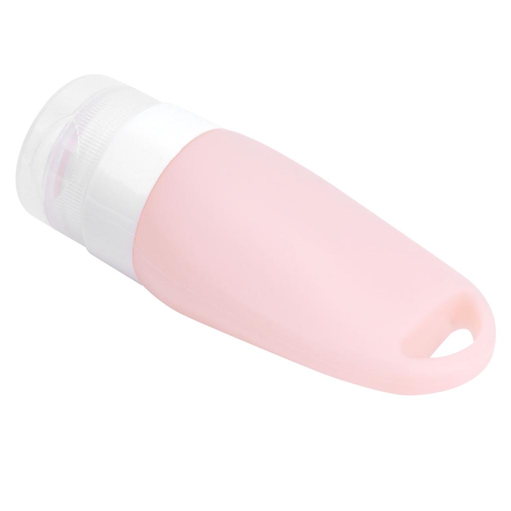 Silikonflasche Tragbar Leer Shampoo Lotion Flaschenbehälter für Outdoor-Reisen und ZuhauseRosa