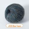 Medium-Thick Sparkly Mohair & Wool Soft Hand-Knitting Yarn Skein