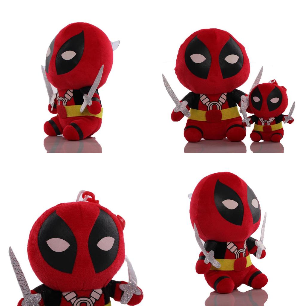 Adorable Deadpool Plush Toy With Soft Crystal Ultra Plush Material For Collectors