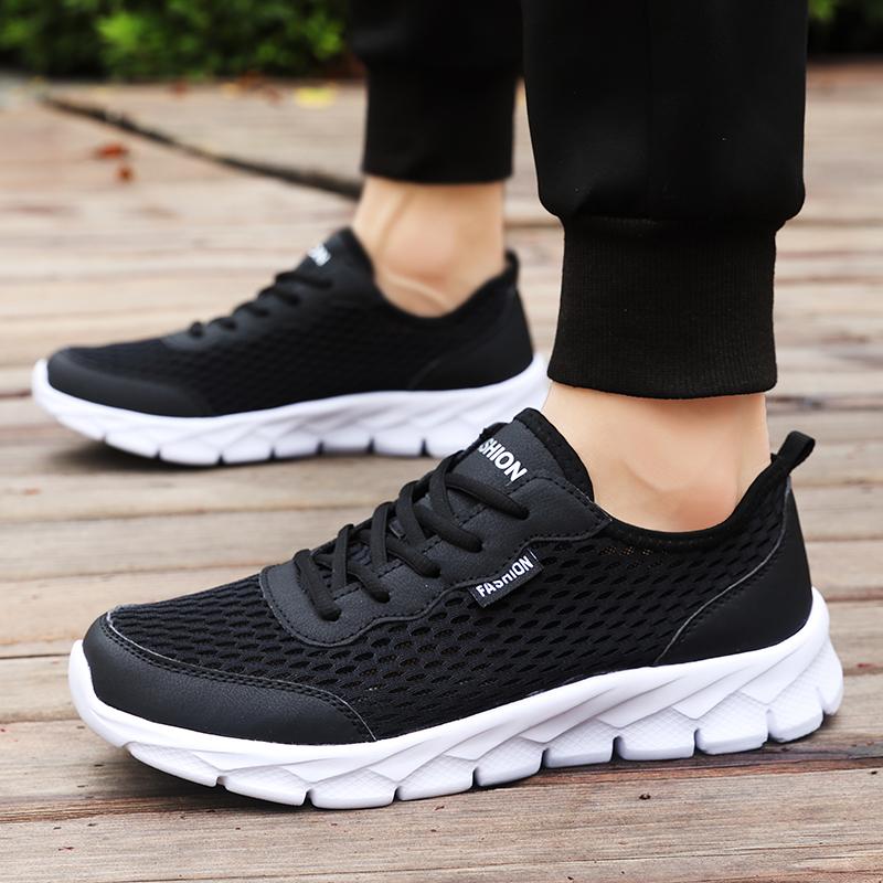 Maedef Men'S Sneakers Man Casual Shoes Walking Tennis Shoes For Men Running Training Sports Shoes Mesh Breathable Mens Sneakers
