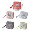 Cherries Decoration Sanitary Pad Storage Bag Water Resistant Practical Polyester Organizer For Travel Cosmetic