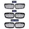 Car Front Bumper Mesh Grill Diamond Kidney Grille For BMW X5 X6 E70 E71 2008 2009 2010 2011 2012 2013 Chrome Meteor Style Grills