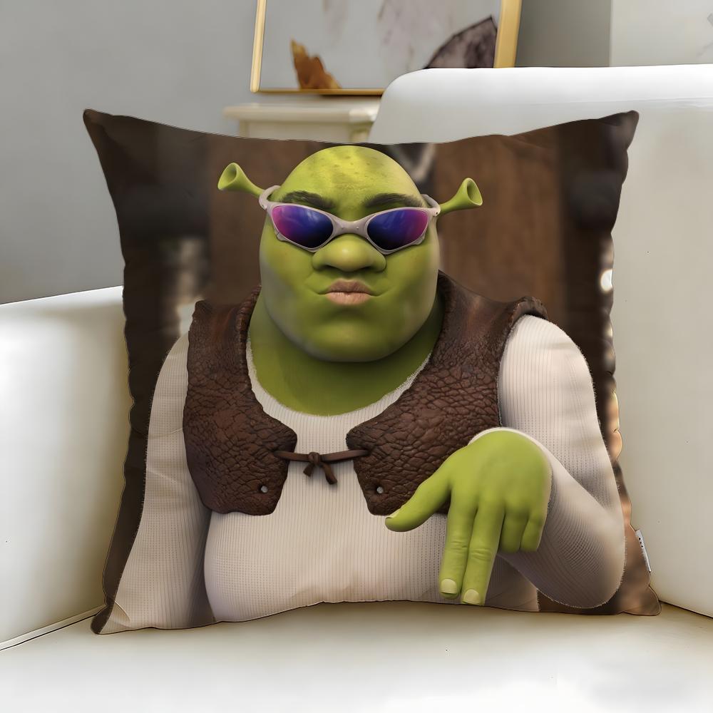 Klasický animovaný film Shrek Povlak na polštář Měkký Snadno omyvatelný Povlak na polštář Univerzální pro pohovku Postel Cestování a Kancelář
