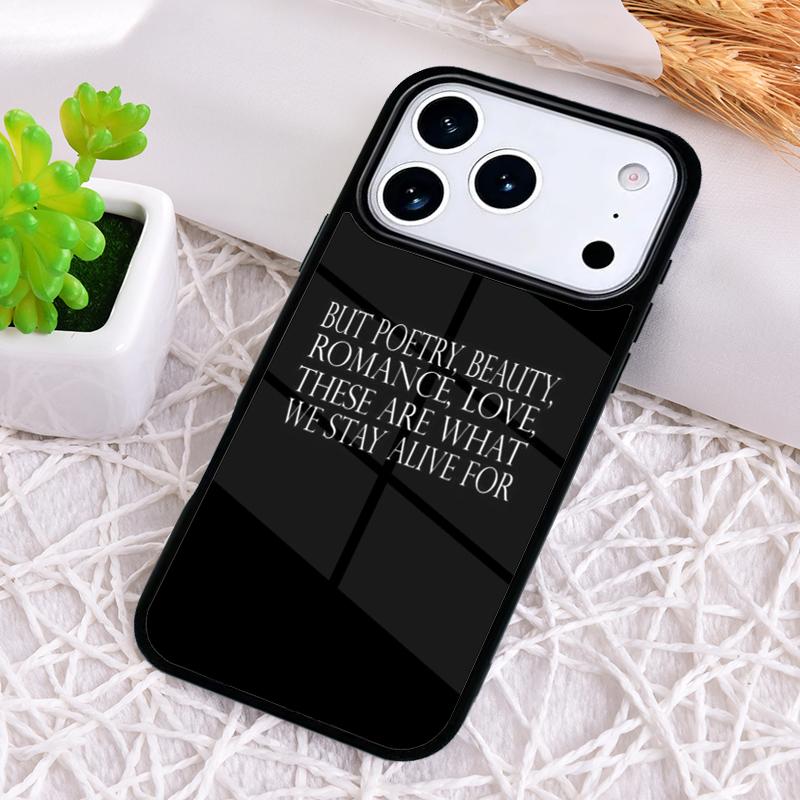 Dead Poets Society Five Centuries Of Ver Phone Case for iPhone 17 Air 16 15 11 12 14 13 Pro Max Shockproof Cover