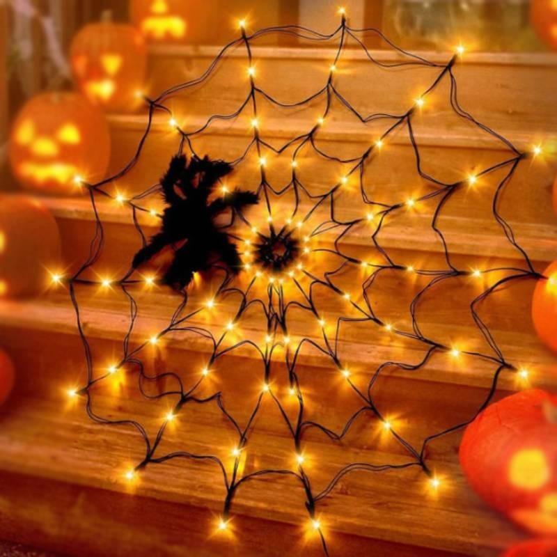 Warm White Ghost Led Halloween Decor Lights Spooky Ambiance For Parties