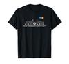 8-Bit Cartoon Triumph TR3 TR 3 British Black Auto Racing T-Shirt