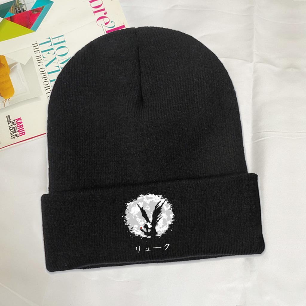 Death Note Shinigami Knitted Hat Beanie Autumn Winter Hat Warm Unisex  Street  Caps Unisex Women
