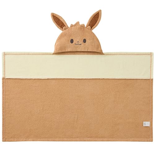 monpoke Hooded Bath Towel Eevee Beige B896092