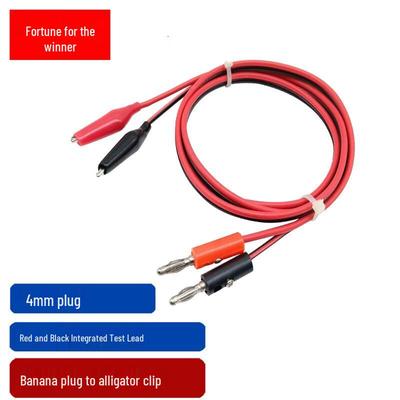 FUWEISHENG 4mm Banana Plug To Alligator Clip Test Cable