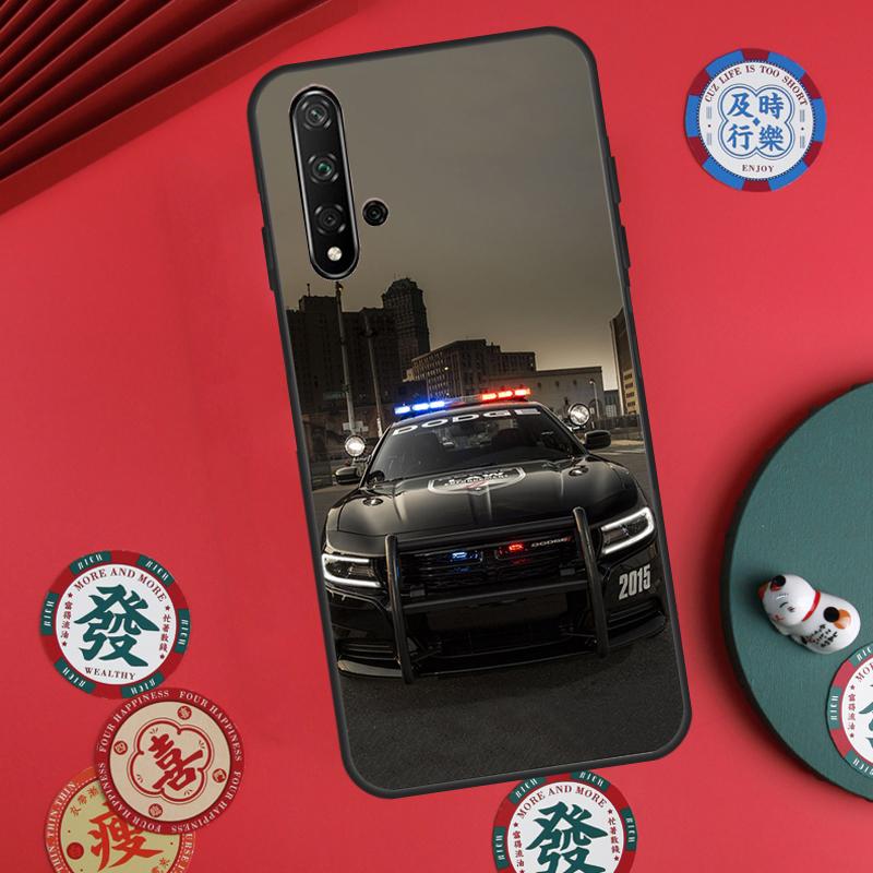 Police Car For Huawei Nova Y73 Y72 Y61 Y91 Y90 Y70 Y60 12s 12i 11i 8i 9 10 SE P60 Pro P30 P40 Lite Case