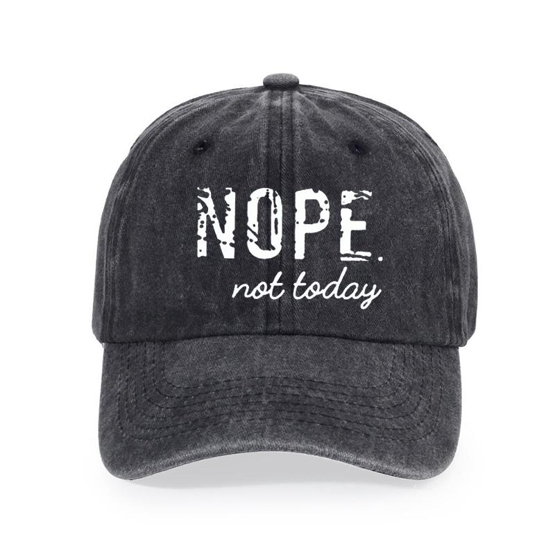 Summer Sunscreen Hat Versatile Fashionable Old Printed Baseball Hat Cool Washed Trucker Hat Sports Leisure Hat