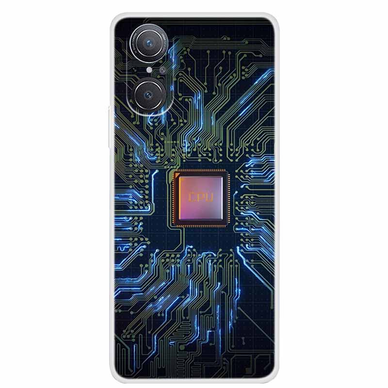 For Huawei nova 9 SE Case Nova9 Clear Soft TPU Silicone Cats Back Cover for Huawei Nova 9SE Case Nova9SE Funda Shockproof Coque