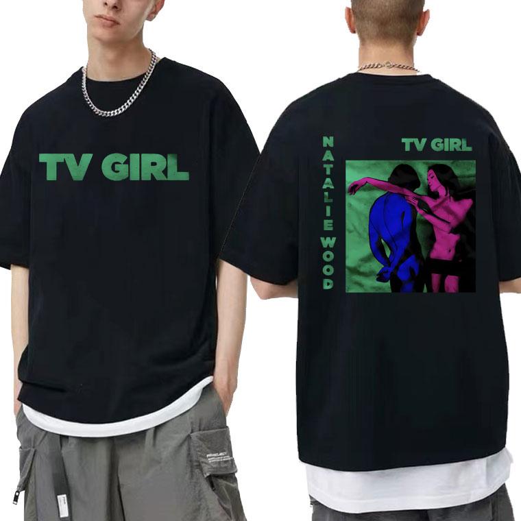 Cults TV Girl One Night Only Graphic Print T-shirt Unisex Vintage Tees Unisex Γυναικείο Casual Oversized T-shirt Unisex Βαμβακερό T-shirt