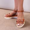 Fashion 2025 Lightweight Ankle Strap Platform Sandals Women Comfort Non Slip Beach Shoes