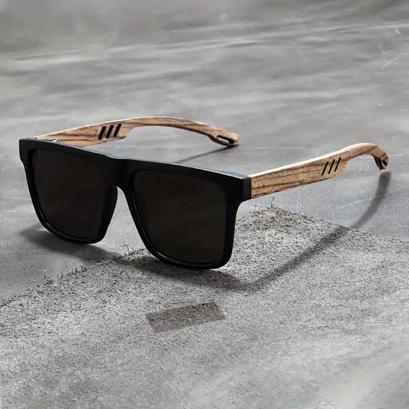

1/4pcs vintage walnut glasses, ultra-light & unisex, stylish for men.