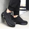 Labor Shoes Men's Anti-smash and Stab-proof Lightweight Steel Bag Head Soft and Comfortable Wear-resistant Non-slip Safety Protective Work Shoes