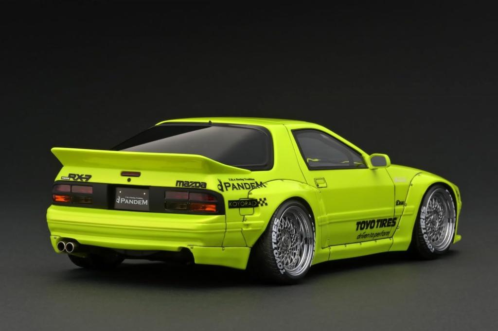 Ignition Model Pandem Yellow Finished Product 1/18 RX-7 (FC3S)
