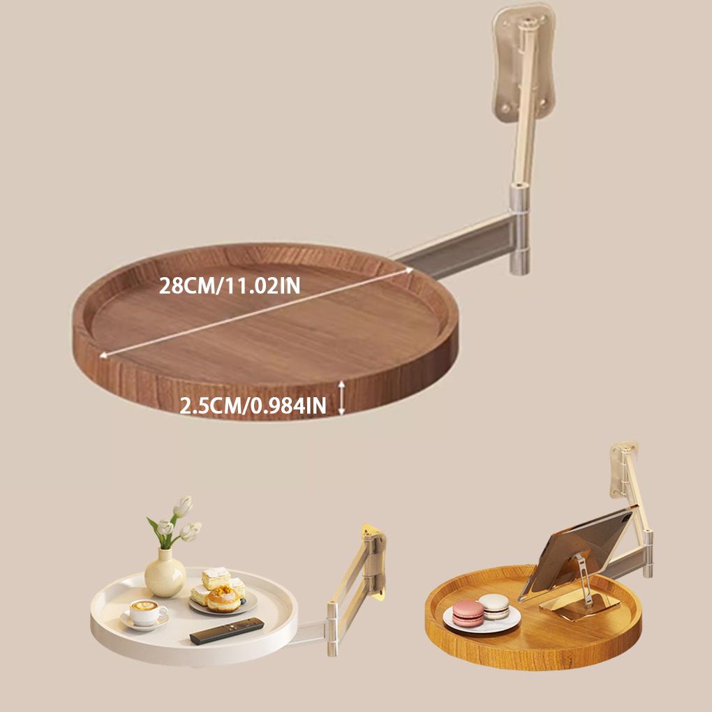 Neue Wandmontierte Klappbare Kleine Runde Teetische Platzsparend Mehrzweck Kreative Schwebende Regale Einfach zu Montieren Flexibel