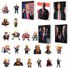 Unique Acrylic Christmas Countdown Calendar With 24 Fun Trump Blind Box Gifts For Festive Celebrations