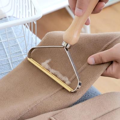 Portable Lint Remover Clothes Fuzz Fabric Shaver Brush Tool Power-Free Fluff Removing Roller