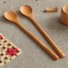 Long Wooden Stirring Spoon Natural Wood Soup Tableware Cooking Honey Coffee Spoon Mixing Spoon