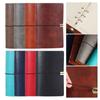 Schedules Organizer Office School Leather Notebook Stationery Supplies Strapped Notepad Loose-leaf