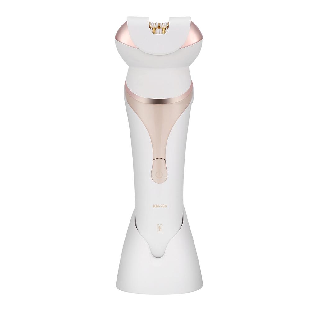 

Women Lady 4 in 1 Electric Cordless Epilator for Shaving Trimming Cleansing Massager Waterproof EU Plug