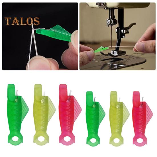 20 buc. Înfilător de ac cu gura de pește, mașină de cusut, instrument de înfilare cu ace, buclă, pentru cusut manual la mașină de cusut