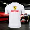 2026 Ferrari Summer Round Neck 3D Print T-shirt Formula 1 Motor Racing Short Sleeve Top
