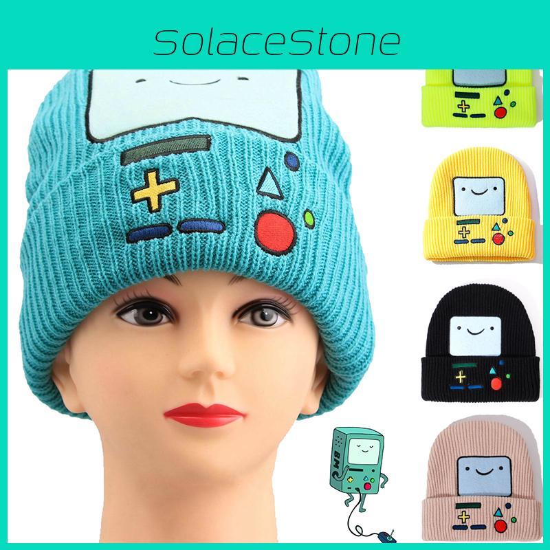 Adventure Time With Finn And Jake Soft Knit Beanie Hat For Cosplay And Warmth