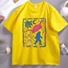 Colorful Cryptids Unisex Tshirt Funny Dinosaur Cotton  Short Sleeve T Shirt High Quality Breathable Basic Tshirt Male Clothing